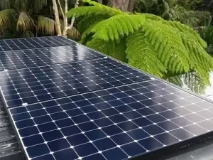 an image of clean solar panels.